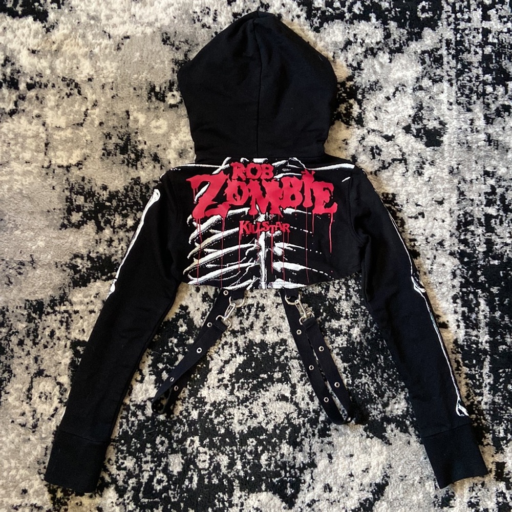 **SOLD ON MERC** Killstar x Rob Zombie | Bolero Hoodie - Picture 12 of 15